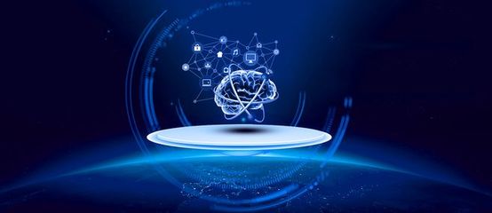 藍色科技電子商務(wù)智能科技banner背景圖片素材